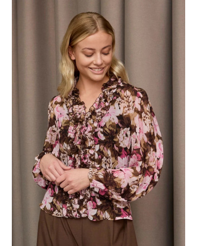 ISAY VIBSE RUFFLE BLOUSE
