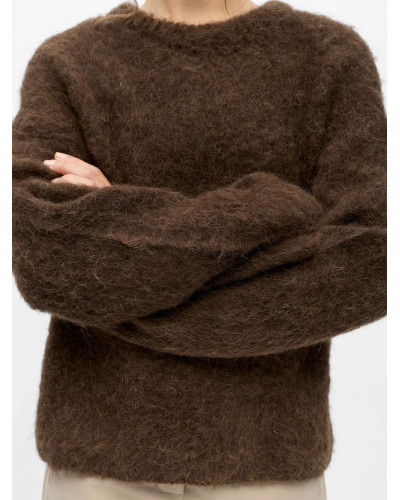 OBJHARRY LS KNIT PULLOVER