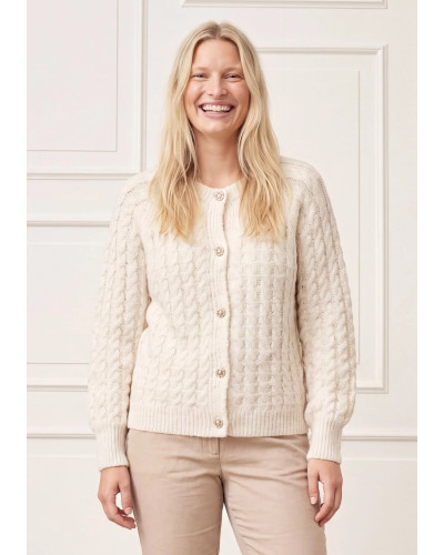 ISAY ANNA CABLE CARDIGAN