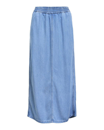 OBJFRAME LONG DENIM SKIRT