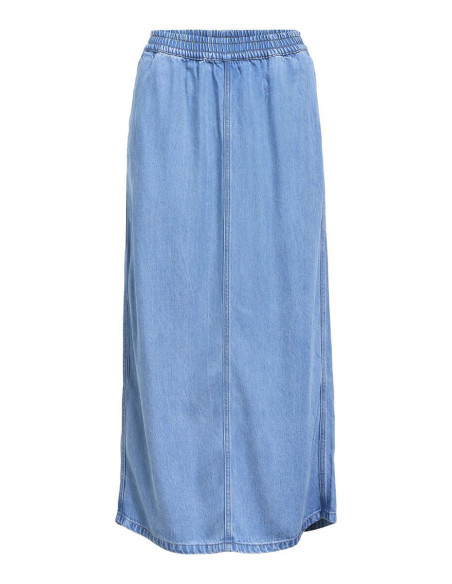 OBJFRAME LONG DENIM SKIRT