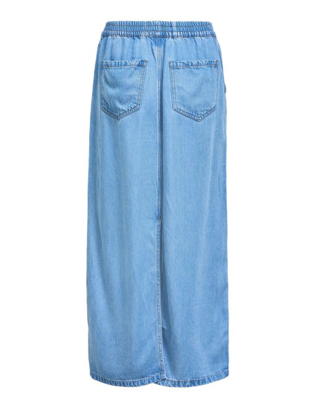OBJFRAME LONG DENIM SKIRT
