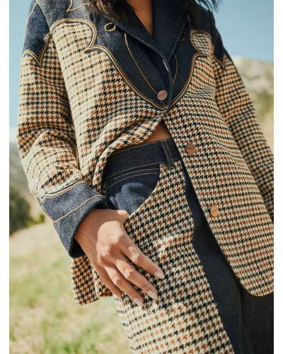 WRANGLER HOUNDSTOOTH BLAZER 2