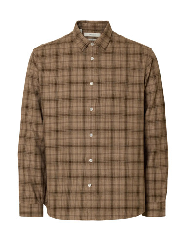 SLHREGNOAH BRUSHED TWIST SHIRT
