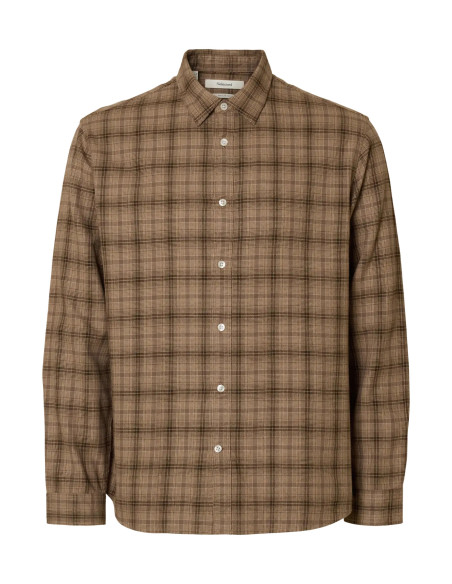 SLHREGNOAH BRUSHED TWIST SHIRT