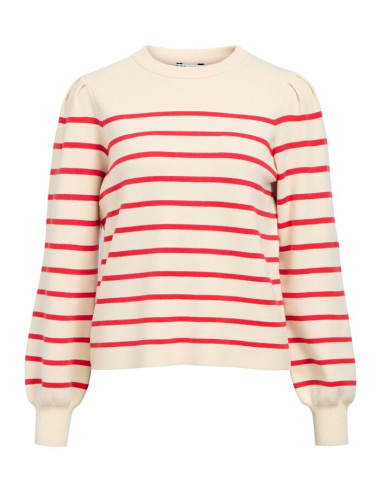 OBJREYNARD LS RE PUFF SLEEVE KNIT