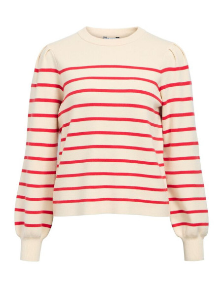 OBJREYNARD LS RE PUFF SLEEVE KNIT