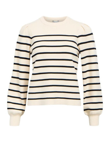 OBJREYNARD LS RE PUFF SLEEVE KNIT