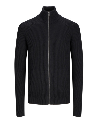 JJPANNEL KNIT ZIP CARDIGAN
