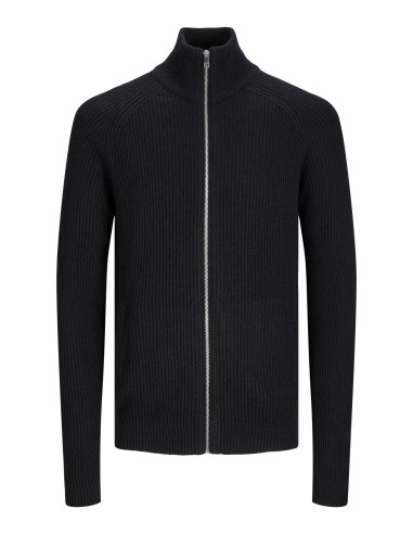 JJPANNEL KNIT ZIP CARDIGAN