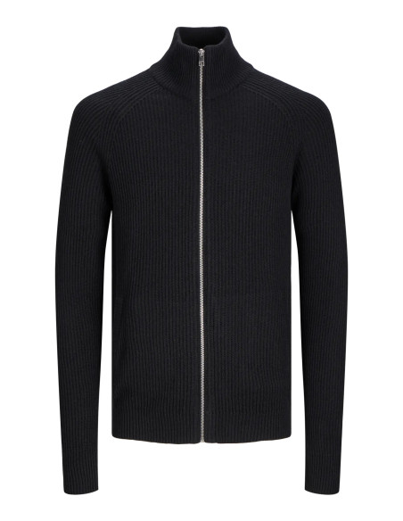 JJPANNEL KNIT ZIP CARDIGAN
