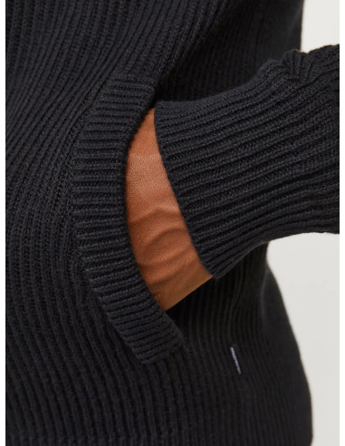 JJPANNEL KNIT ZIP CARDIGAN
