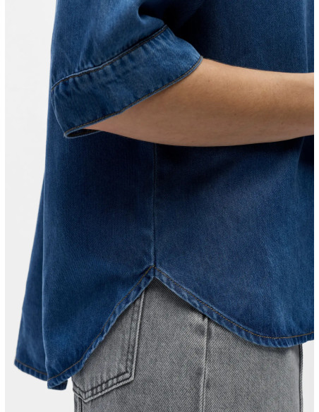 OBJFRAME RE DENIM TOP